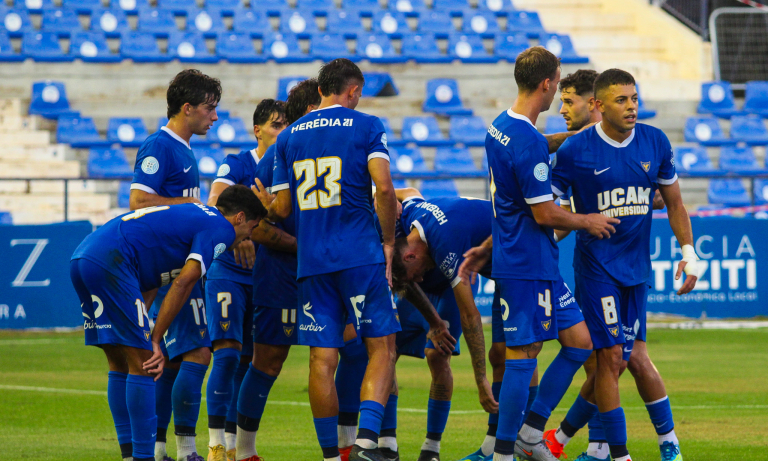 ucam Murcia CF - Celebración - Gol