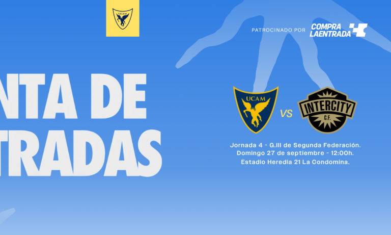 Venta de entradas - UCAM Murcia CF - CF Intercity
