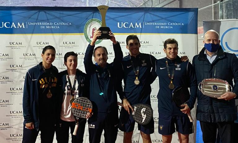 La UCAM conquista los tres oros del CEU 2022 de Pádel