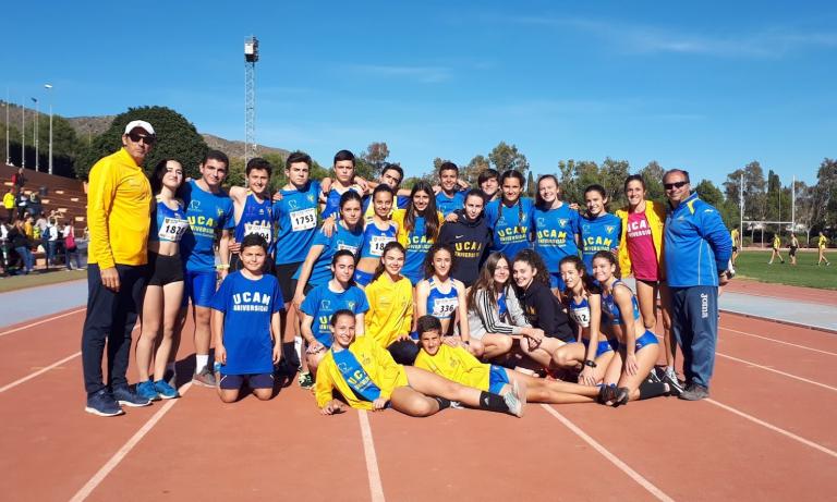 El UCAM Atletismo Cartagena se clasifica para el Campeonato de Nacional de Clubes y se coloca entre los mejores de España
