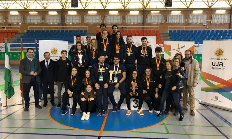 Pleno de oro para la UCAM en el Campeonato de España Universitario de bádminton 