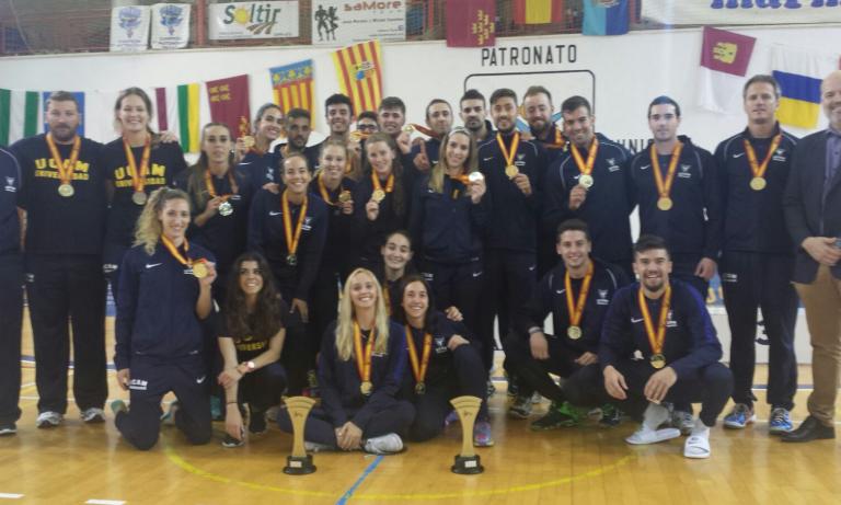 Tres oros y una plata más para el botín de la UCAM en los Campeonatos de España Universitarios
