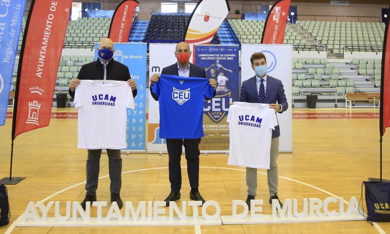 Presentación Campeonatos de España Universitarios 2022 en la ciudad de Murcia